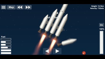 Moon landing and back to the earth tutorial Spaceflight Simulator