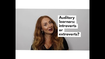 Are Auditory Learners Extroverts?