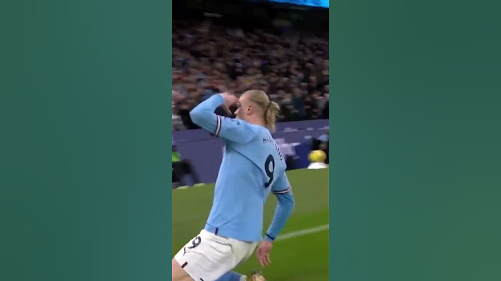 Haaland does Mbappe’s celebration 🤯