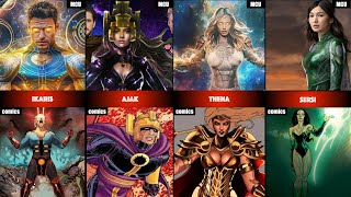 Marvel Characters comparison: MCU vs Comics | Part 3