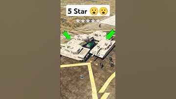 If You Use Tanks as Cover at Maximum Wanted Level in GTA Games? #gta #gtaonline