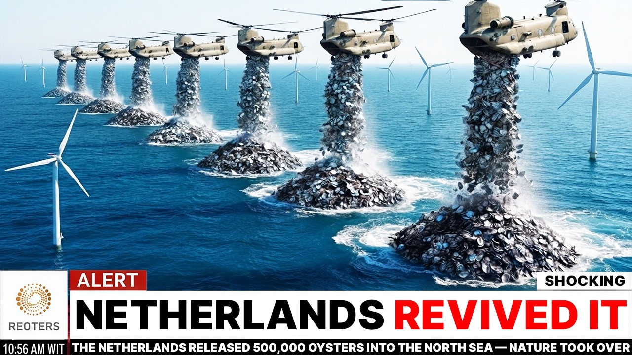 The Netherlands Released 500,000 Oysters Into the North Sea — Nature Took Over