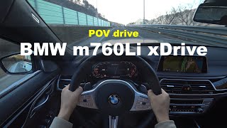 BMW M760Li xDrive POV drive