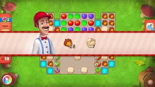 Gardenscapes 1417 Hard Level - 18 moves - NO BooSTERS