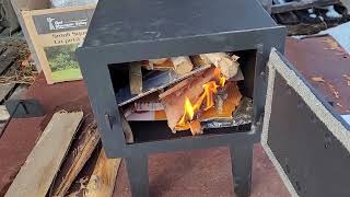 Deer stand wood stove