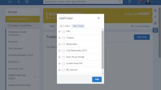 edmodo   Create folder inside group