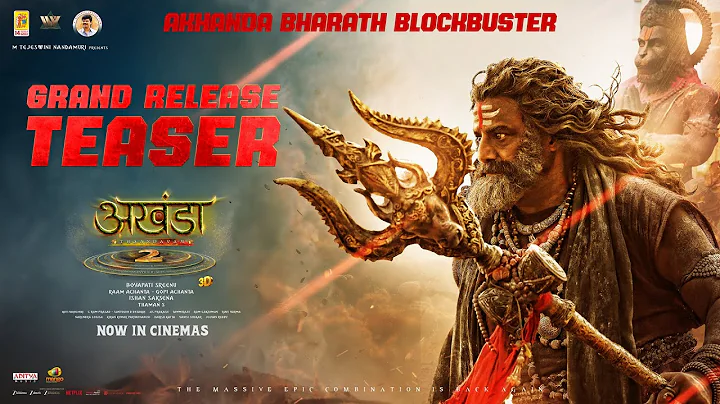AKHANDA 2 GRAND RELEASE TEASER (Hindi) | Nandamuri Balakrishna | Boyapati Sreenu | Thaman S