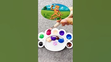 SIGMA BOY x BRAINROT x Mixing Rainbow Colors #paintmixing #colormixing #satisfyingart #asmart 22