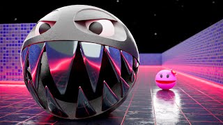 Robot Pacman vs Stone Pacman vs Chain Chomp vs MS Pacman