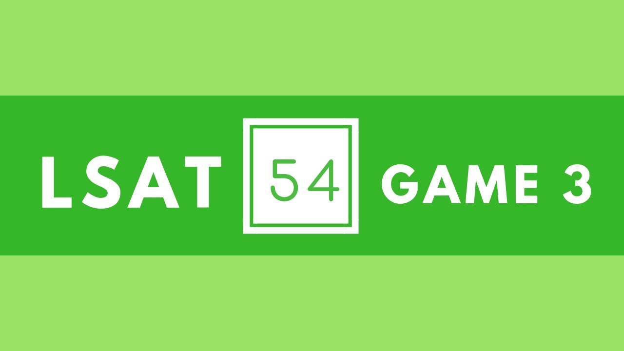 LSAT Blog - PrepTest 54 Logic Game 3 - Cake Layers (June 2008) - YouTube