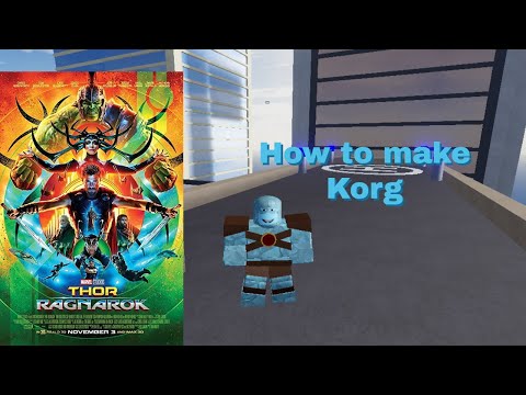 Roblox Superhero Life 2 How To Make Korg Thor Ragnarok Youtube - how to make thor in roblox superhero life 2