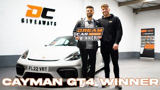 Best Winner Reaction Yet? Cayman GT4 Winner!