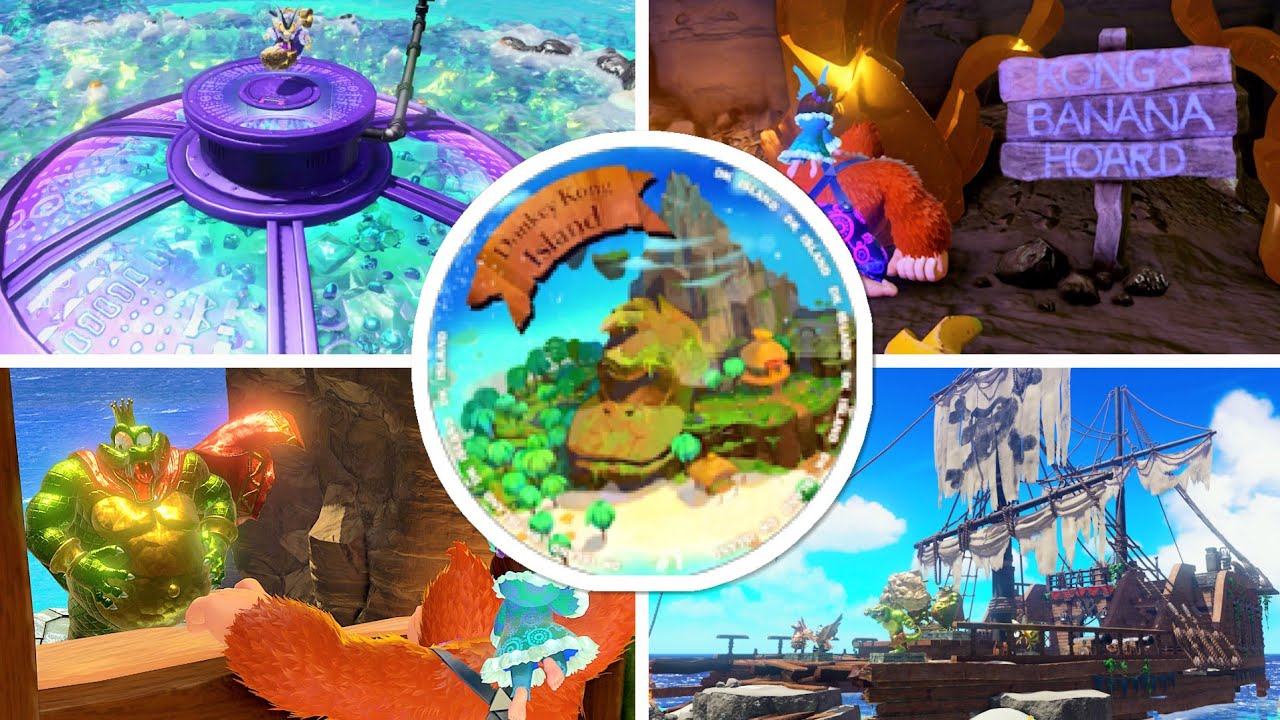 Donkey Kong Bananza DK Island - ALL Easter Eggs, References & Secrets (100%)