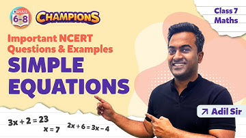 Simple Equations Class 7 Important NCERT Questions and Answers | Class 7 Mathematics | BYJU