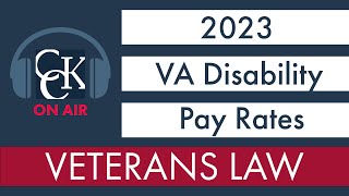 2023 VA Disability Pay Chart and Compensation Rates