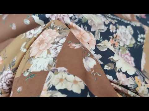 Woven co/ea dig patchwork flowers video