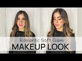 Romantic soft glam makeup look