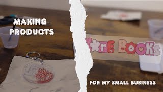 Making products for my small business...day in the life