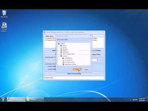 How To Use Convert Multiple WMA Files To MP3 Or Wav Files Software