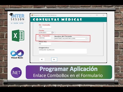 Visual Basic. NET y Excel #10 ComboBox y Relacionar 2 Datos de diferente hoja Excel en el formulario