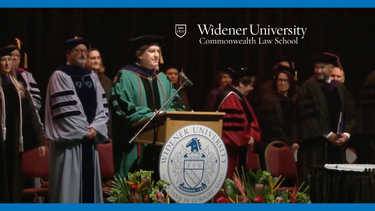 2023 Commencement Ceremony Widener University Commonwealth Law School