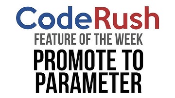 CodeRush FotW: Promote To Parameter