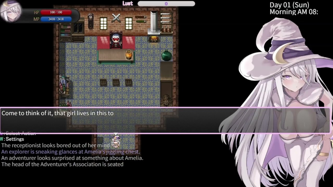 Amelia and the Erotic Tentacle Trap Dungeon [SilverMoon] [English]