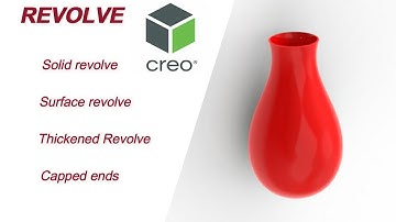 Revolve in Creo