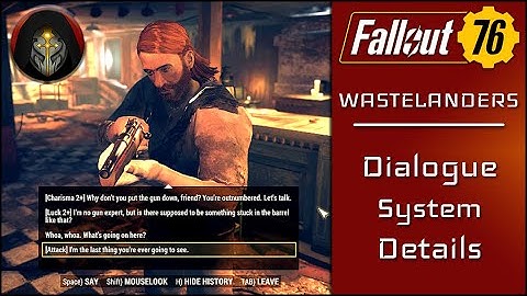 FALLOUT 76 | Wastelanders - New Dialogue System Details!