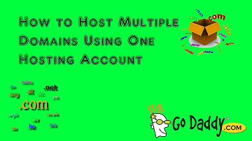 GoDaddy cPanel Addon Domains: Hosting Multiple Domains on One Host.  Add URL Domain Website Hosting