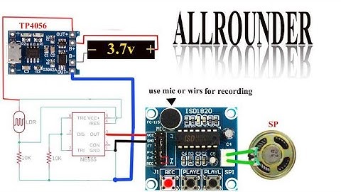 How to make ldr |555 timer |isd1820 voice recorder module combination project like |ashtray