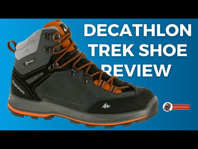 Waterproof Trekking Boots 100 decathlon products review - YouTube