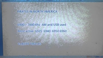 Tutorial on receiving Pirate radio stations on Shortwave