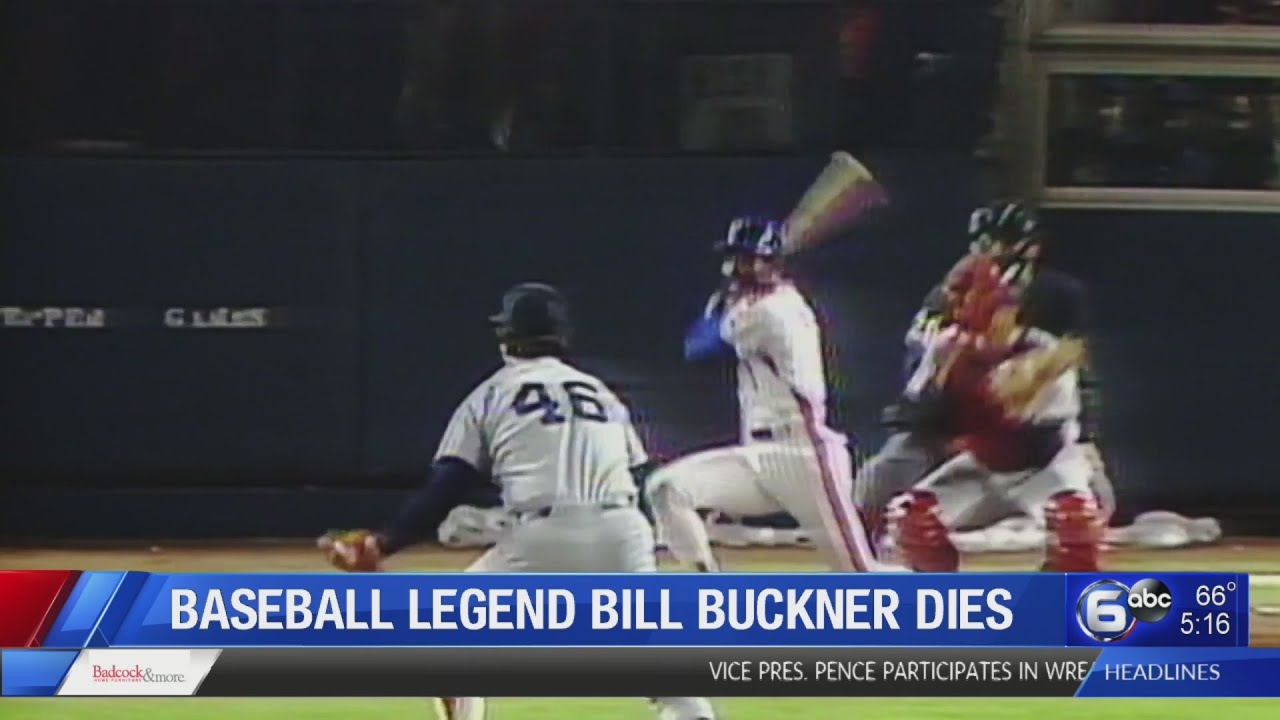 Bill Buckner, a hitting machine known for a fielding error, dies