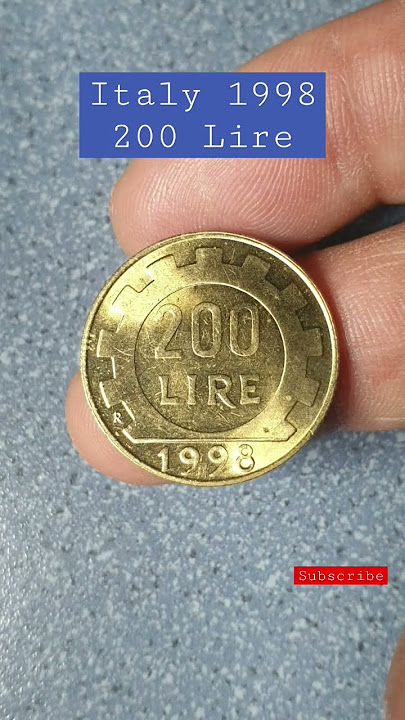 Italy 1998 200 Lire Coin