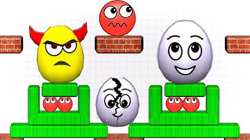 Draw To Smash Game / Hide Ball Logic Puzzle Game / ASMR Gameplay / Part 19