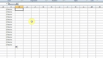 Introduction Excel 2007 Part-1 in Urdu / Hindi