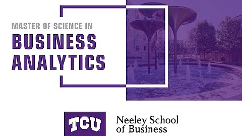 Master of Science in Business Analytics Message fr...