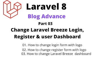 #3 In Laravel Breeze How to customize login register & others. Also Category ep_01 By With Us Buddy.