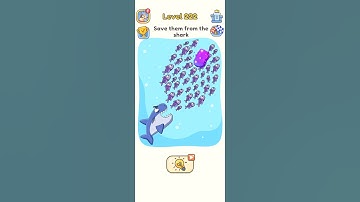 Save Them From The Shark DOP 5 level 222 #shortvideo #gaming #youtubeshorts #games