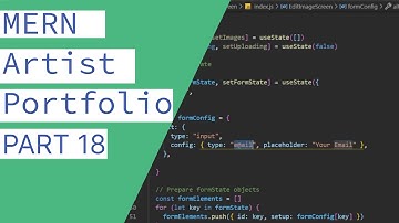 CRUD Tutorial using the MERN Stack - Portfolio Website - Edit Image Screen | Part 18