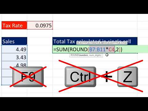 Value Preview for Excel Formula Elements: No More F9 & Ctrl + Z!!!! Excel Magic Trick 1816 #Shorts