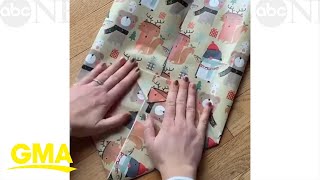 Learn the secrets of expensive-looking Christmas gift wrapping l GMA