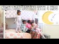 NIGHT TIME ROUTINE 2024 | EVENING ROUTINE WITH 4 KIDS | BABY AND PRESCHOOL ROUTINE | CRISSY MARIE