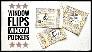 Window Flips or Window Pockets - Junk Journal