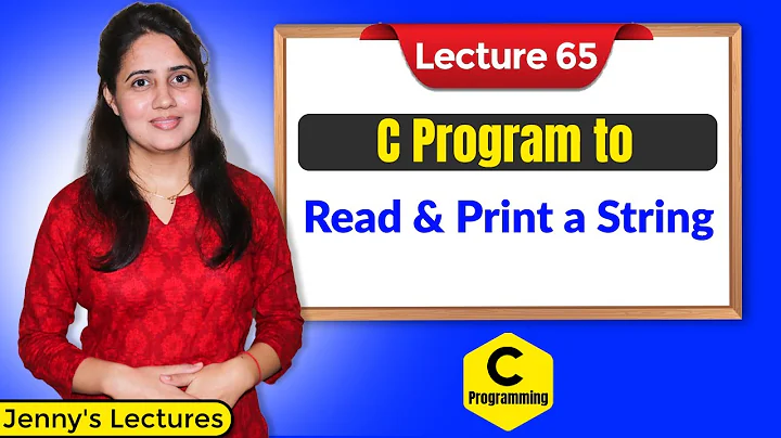 C_65 C Program to Read and Print a String