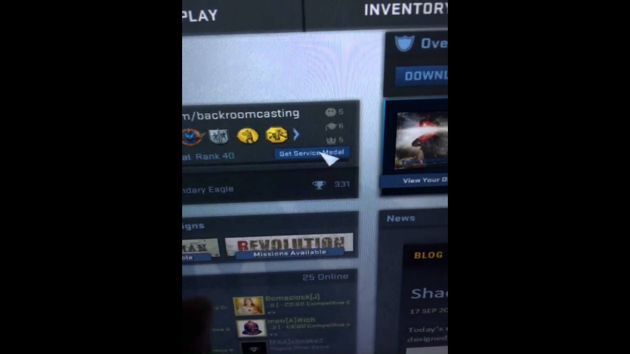 Getting Service Medal 2015 in CS:GO