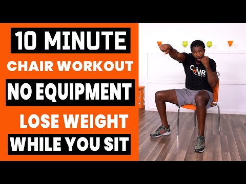 Seated Chair Workout - best chair exercises sitting down for