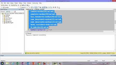 lenguaje DDL tablas campos tipos de datos
