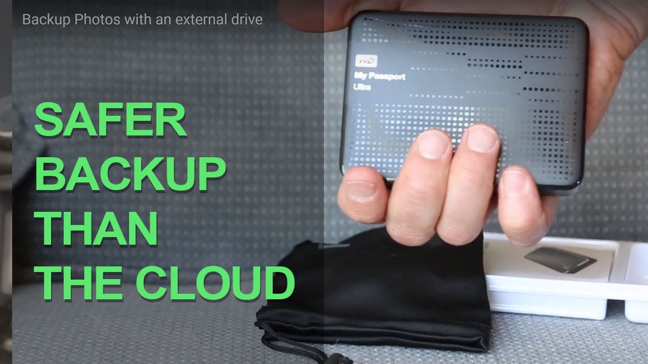Safely Backup Your Photos With an External Drive, (Safer Than backup